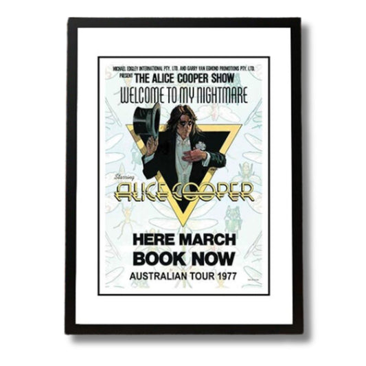 Alice Cooper Framed Band Poster 