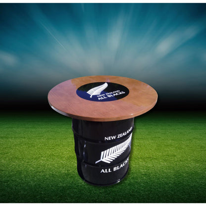 All Blacks Drum Table Drum Barrel 