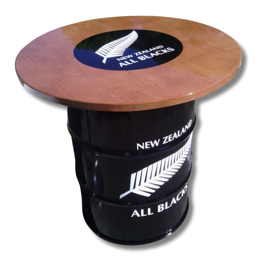 All Blacks Drum Table Drum Barrel 
