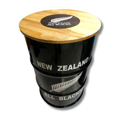 All Blacks Drum Table Drum Barrel 