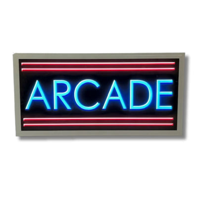 Arcade Sign 600 x 300MM Light Up Signs 