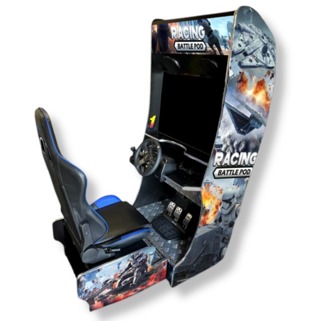 Battle Pod Racing Simulator Arcade Machine Video Game Arcade Cabinets 