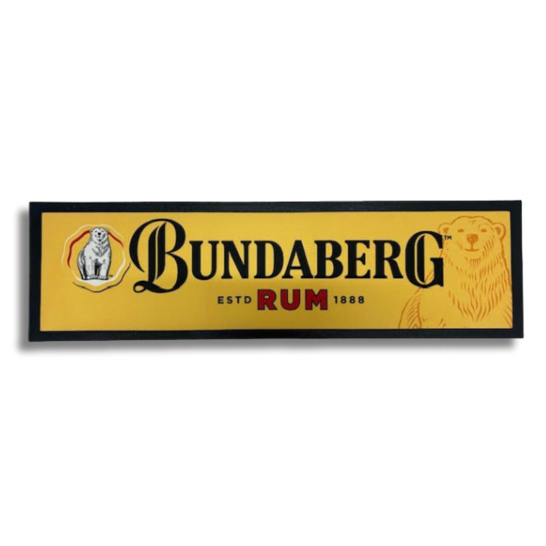 Bundaberg Bundy Rum Yellow Premium Bar Runner Bar Runner 