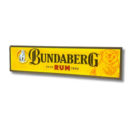 Bundaberg Rum Yellow Light Up Sign 1200MM Light Up Signs 