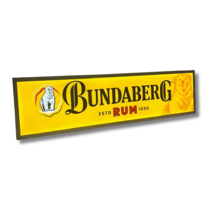 Bundaberg Rum Yellow Light Up Sign 1200MM Light Up Signs 