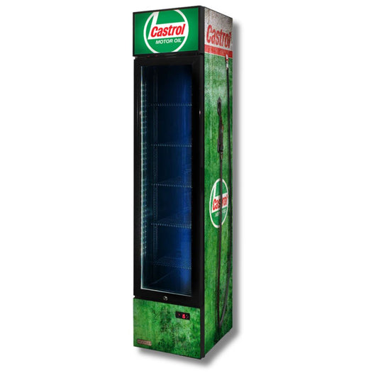 Castrol Branded 160LT Upright Bar Fridge Refrigerators 