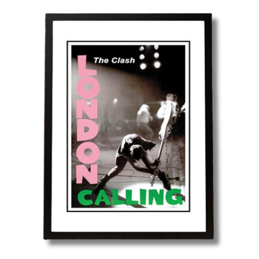 The Clash Framed Band Poster