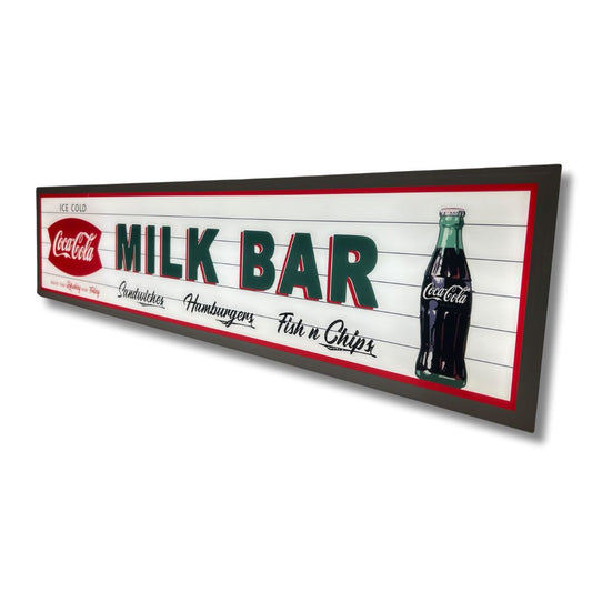 Coke MilkBar Light Up Sign 1200MM Light Up Signs 