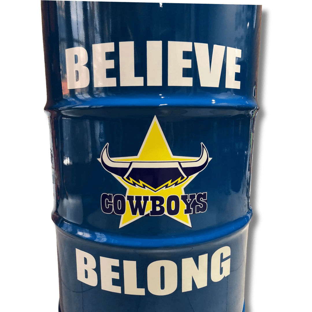 Cowboys Drum Table Drum Barrel 