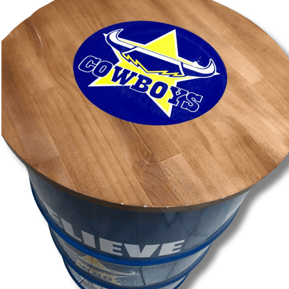 Cowboys Drum Table Drum Barrel 