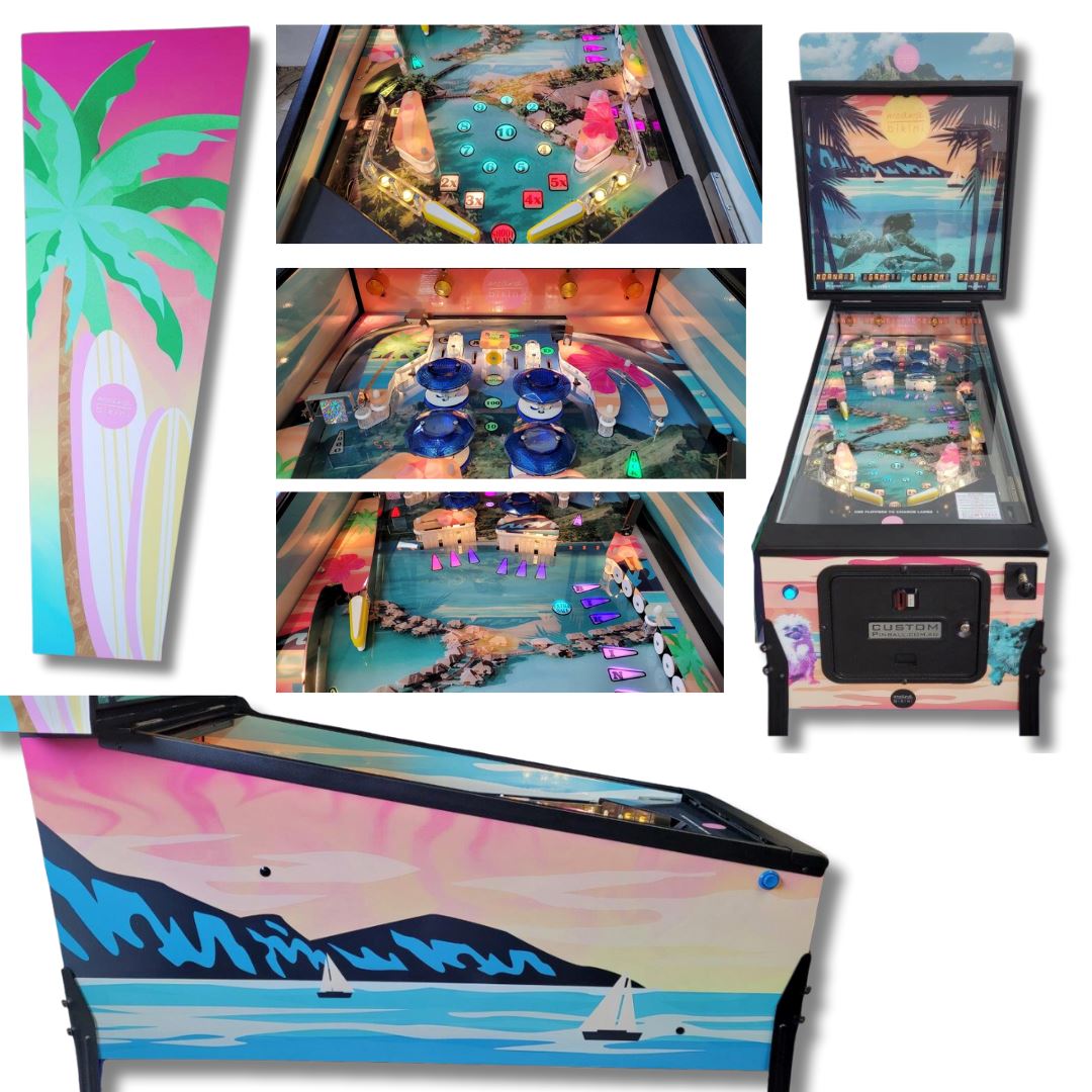 Custom Design Traditional Pinball Machine Pinball Machines 