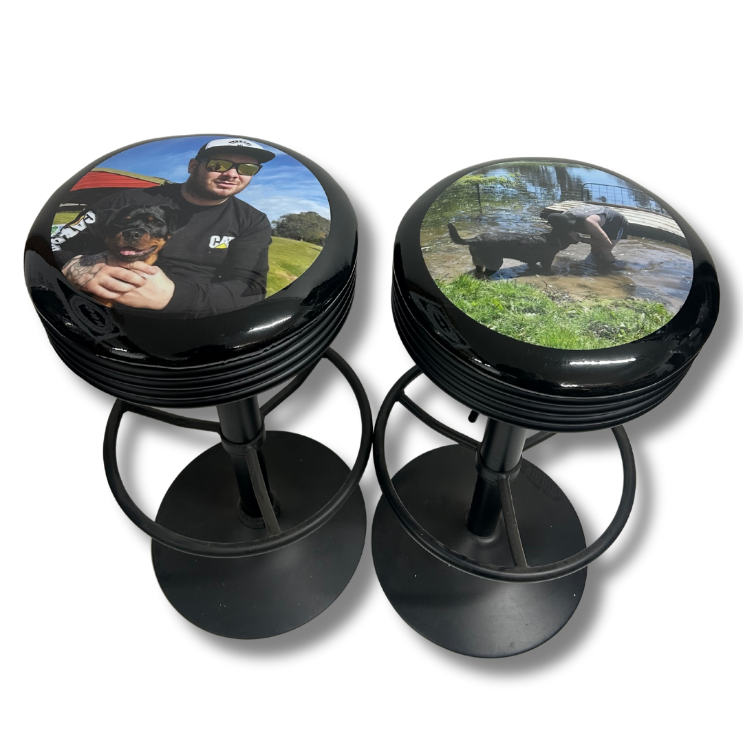 Custom Design Retro Bar Stool - The Dens