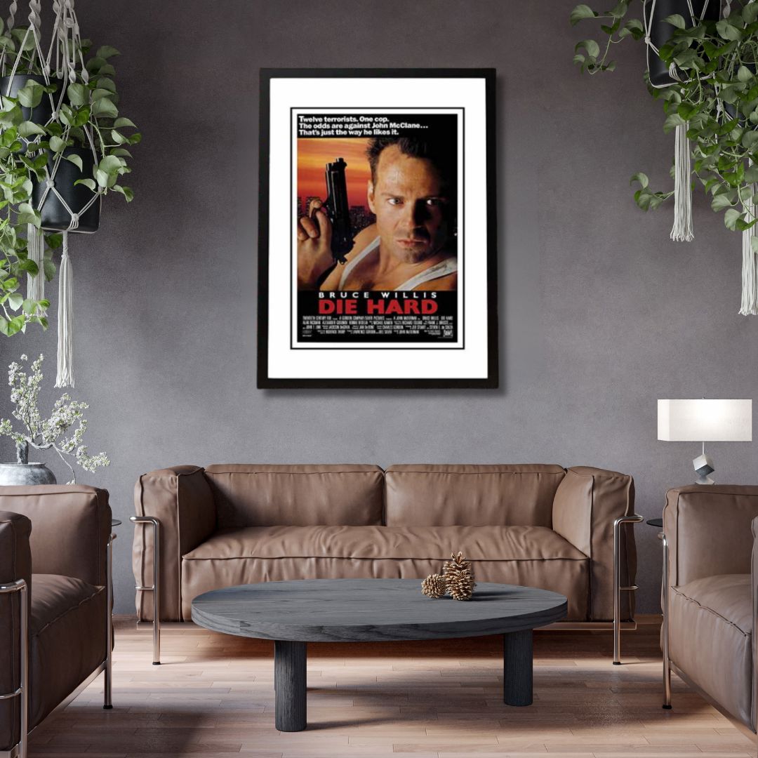 Die Hard Framed Movie Poster 