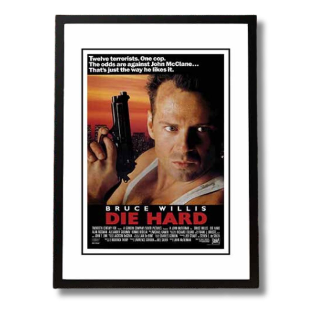 Die Hard Framed Movie Poster 