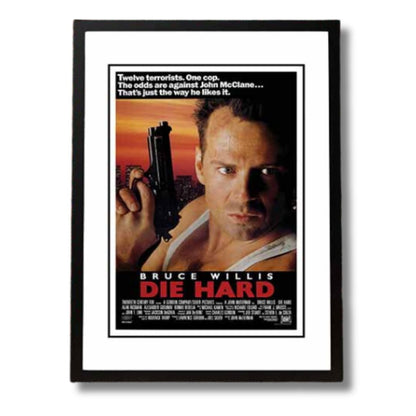 Die Hard Framed Movie Poster 