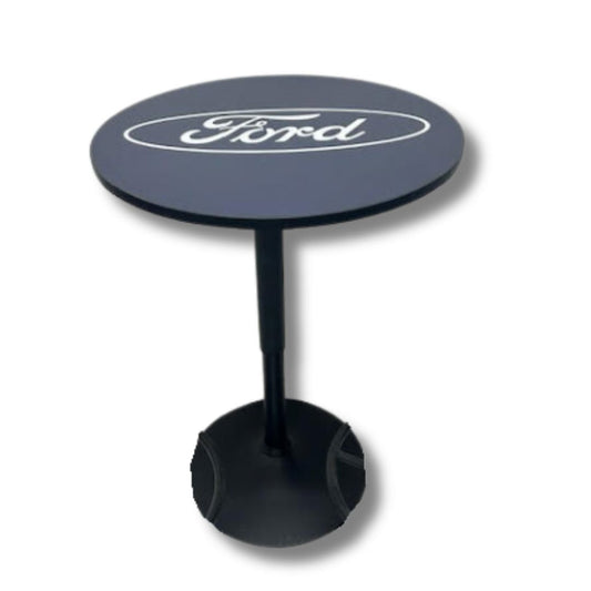 Ford Logo Black Bar Table Bar Table 