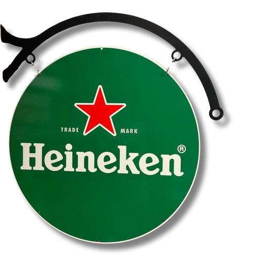 Heineken Sign Round Double Sided Metal Signs 