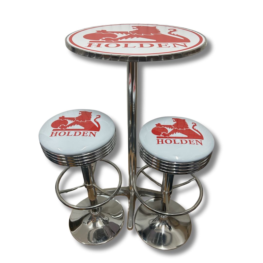 Holden Bar Table & Stool Set Retro Bar Table Set 