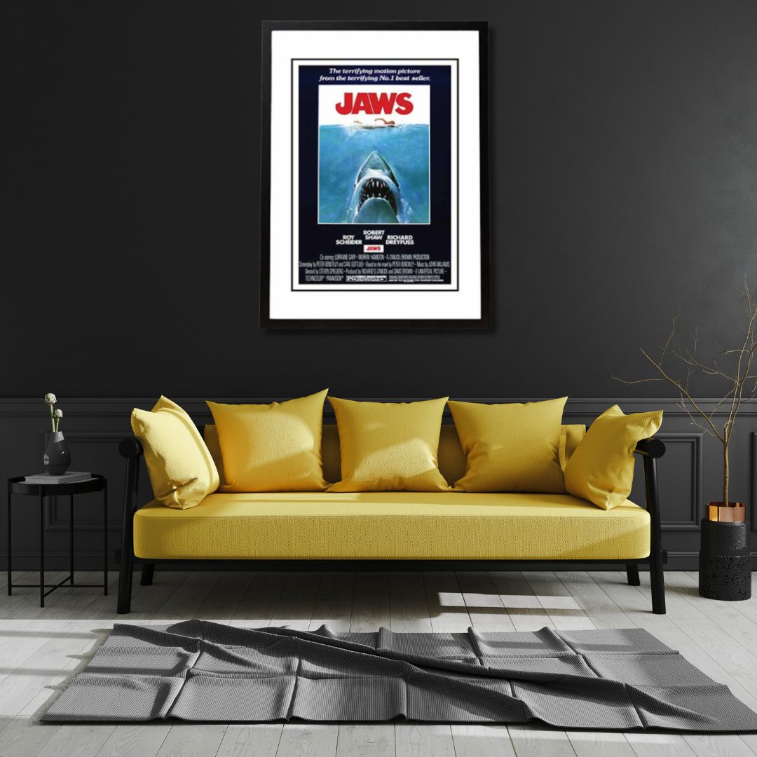 Jaws Framed Movie Poster 