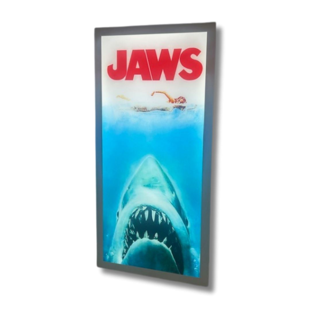 Jaws Sign 600 x 300MM Light Up Signs 