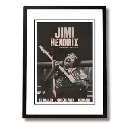 Jimi Hendrix Framed Band Poster Poster 