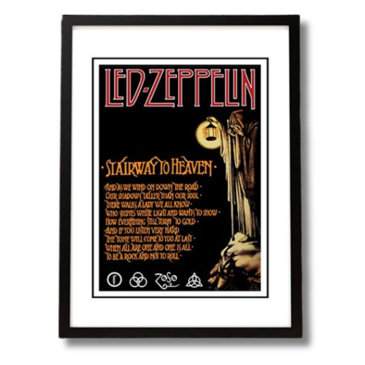 Led Zeppelin Framed Band Poster Poster 