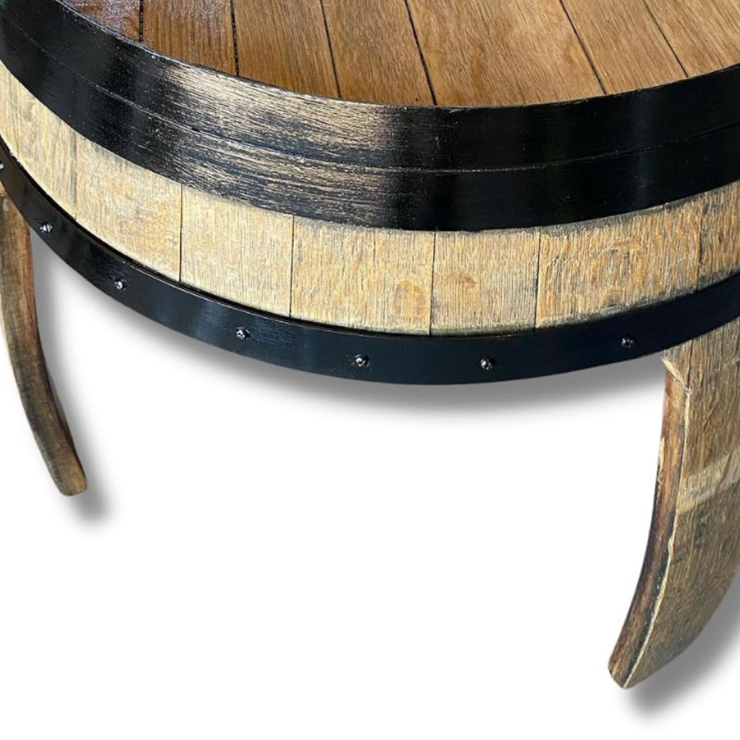 Beautiful view of Affordable Wooden Barrel Coffee Table