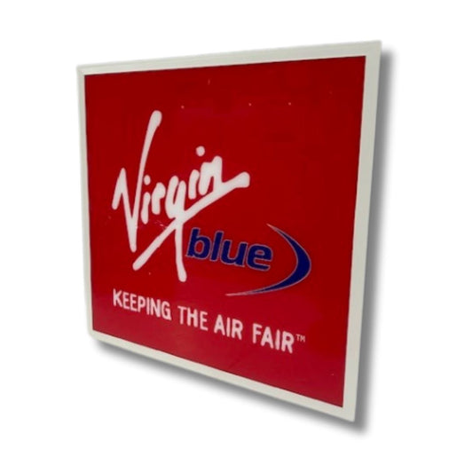 Light Up Airline Sign 600 x 600MM Light Up Signs Virgin Blue 