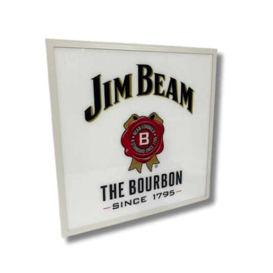 Light Up Jim Beam Sign 600 x 600MM Light Up Signs 