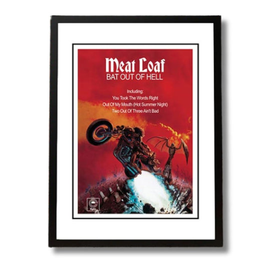 Meatloaf Framed Band Poster Poster A4 (29.7cm x 21cm) 