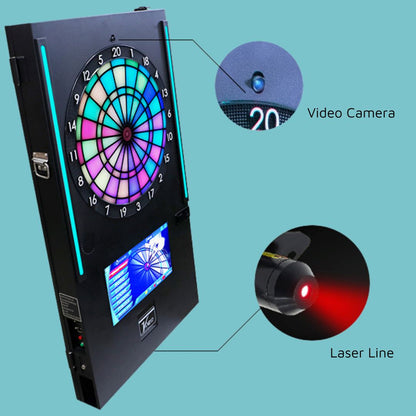 Mini Pro Electronic Dart Board Dartboard Set 