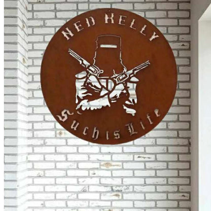 Ned Kelly Metal Sign Metal Signs 