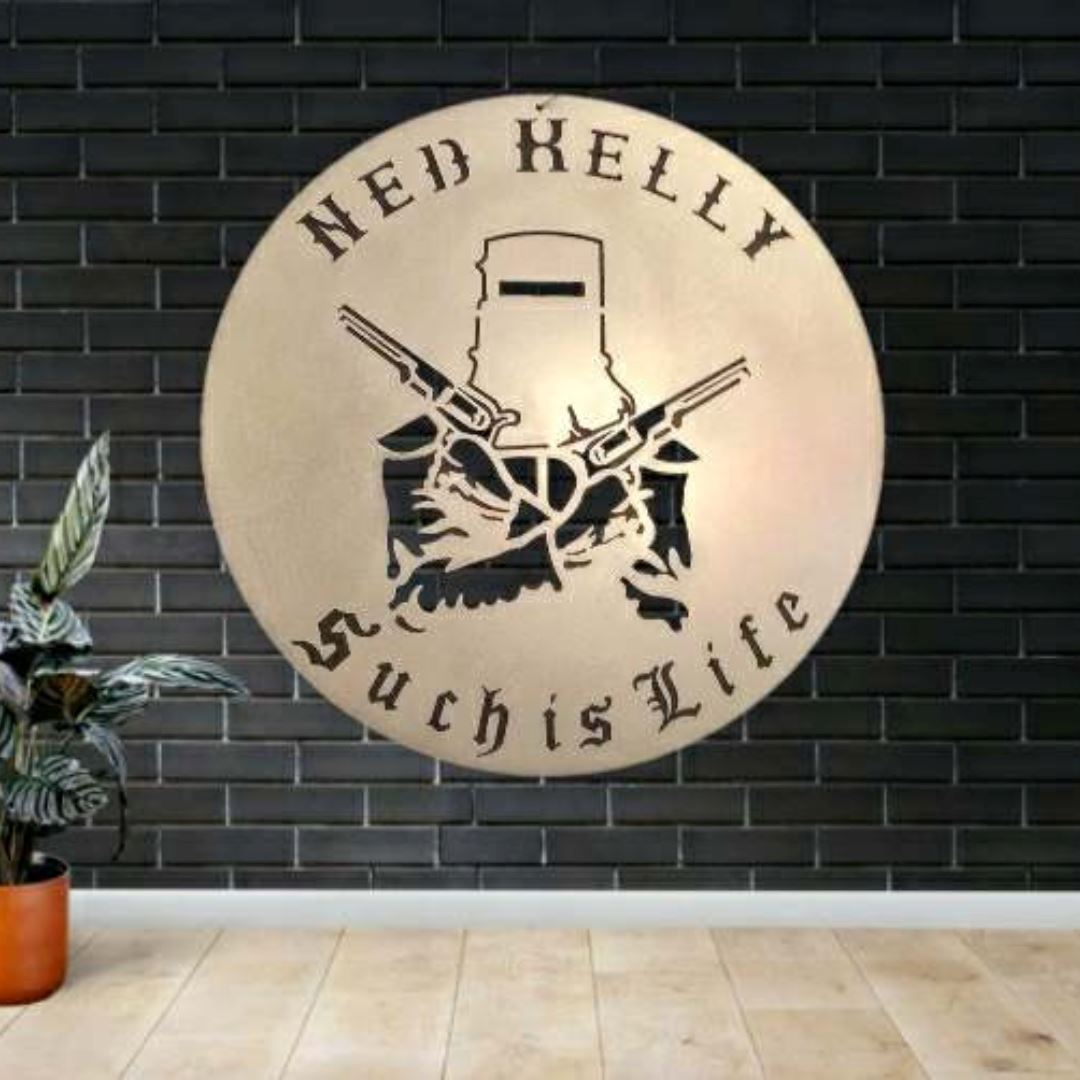 Ned Kelly Metal Sign Metal Signs 