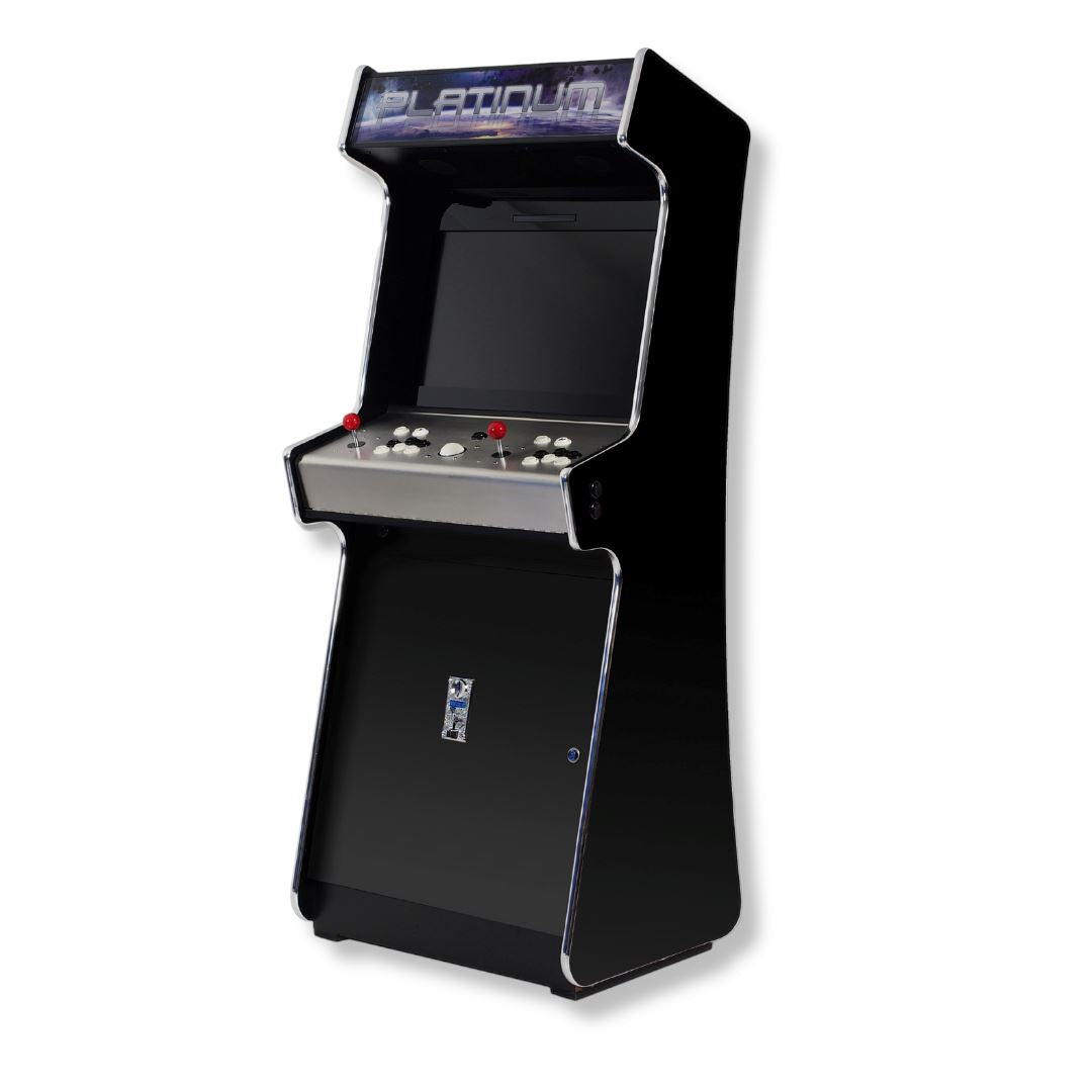 Platinum 2 Player Retro Look Arcade Machine Arcade Machines Standard 2200 Games Plain Black 