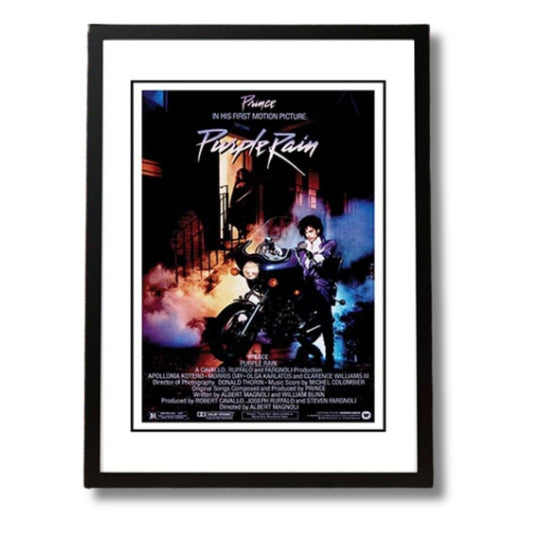 Prince Purple Rain Framed Band Poster Poster 