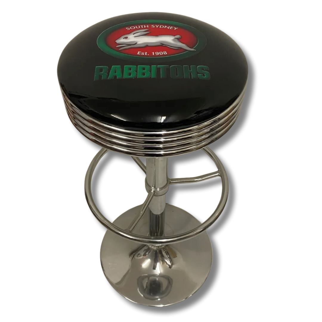 Rabbitohs Bar Table & Stool Set Retro Bar Table Set 