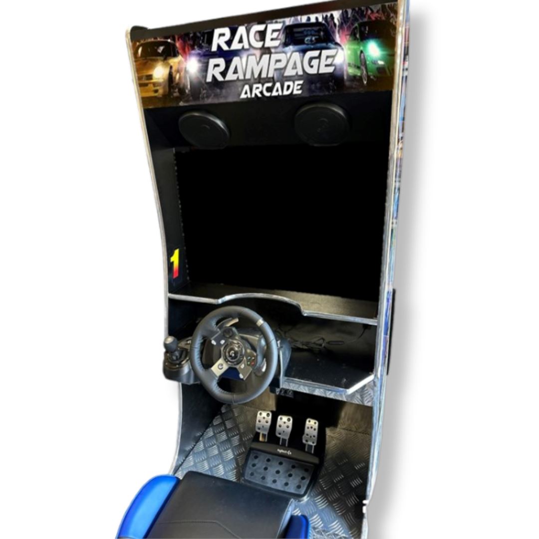 Race Rampage Racing Simulator Arcade Machine Video Game Arcade Cabinets 