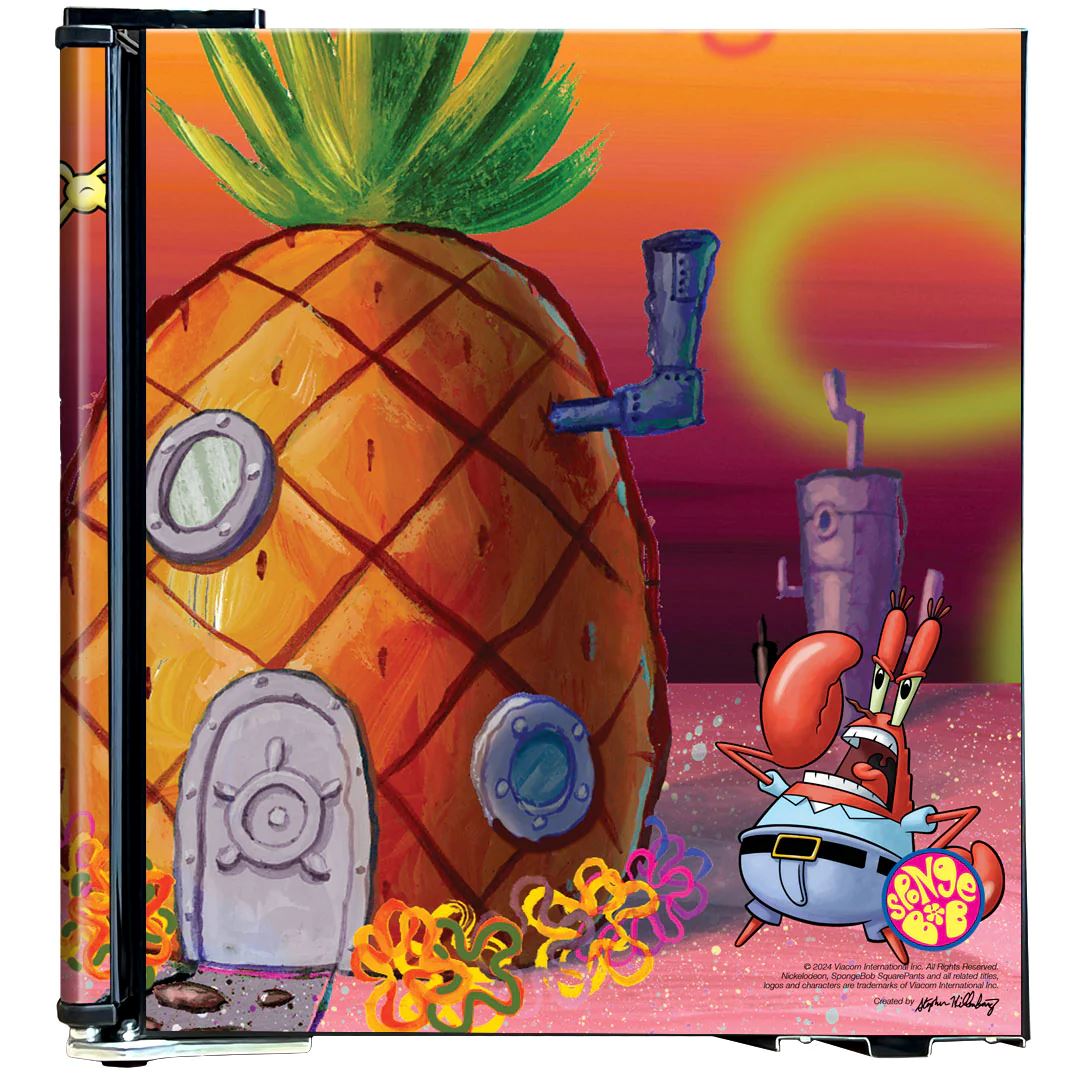 Sponge Bob Square Pants Mini Bar Fridge 46 LT Refrigerators 