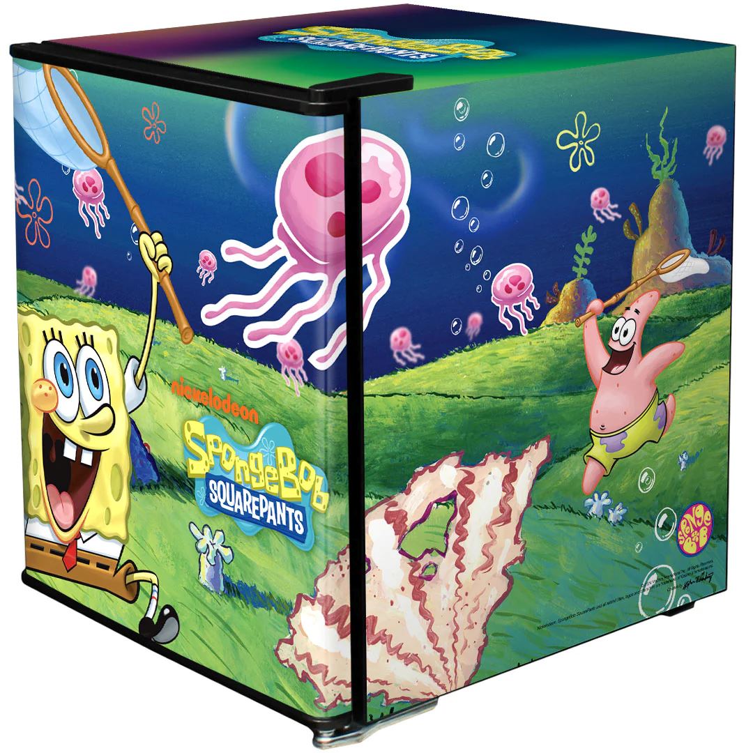 Sponge Bob Square Pants Mini Bar Fridge 46 LT Refrigerators 