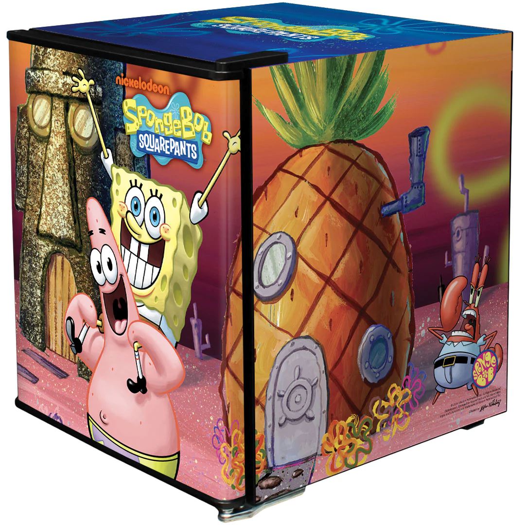 Sponge Bob Square Pants Mini Bar Fridge 46 LT Refrigerators 