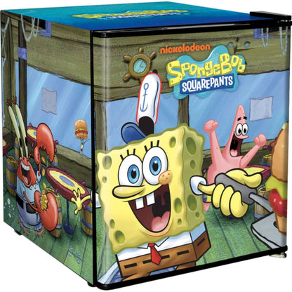 Sponge Bob Square Pants Mini Bar Fridge 46 LT Refrigerators Sponge Bob & Burgers 1 Year Full Replacement - Included 