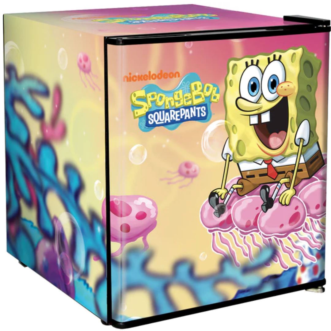 Sponge Bob Square Pants Mini Bar Fridge 46 LT Refrigerators Sponge Bob & Jelly fish 1 Year Full Replacement - Included 