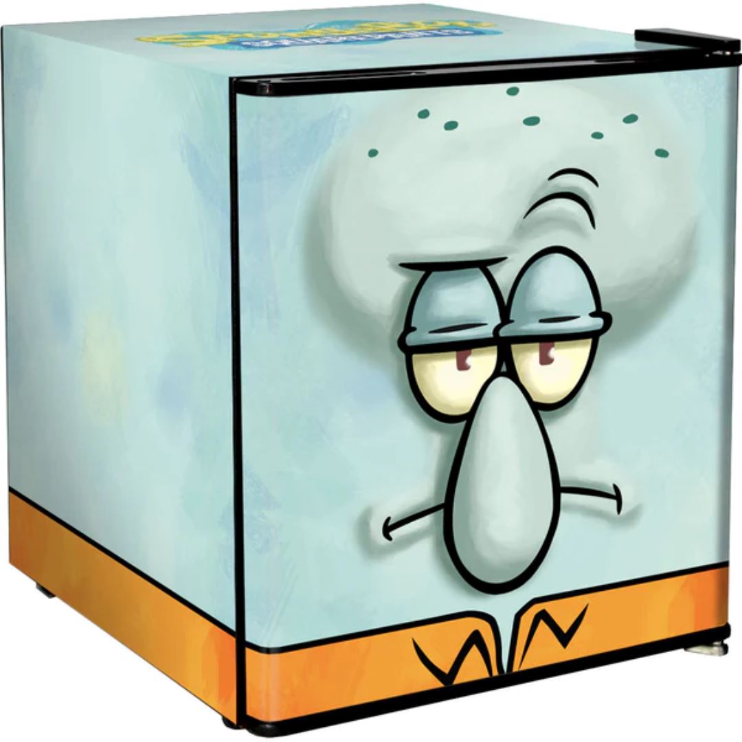 Sponge Bob Square Pants Mini Bar Fridge 46 LT Refrigerators Sponge Bob Squidward 1 Year Full Replacement - Included 