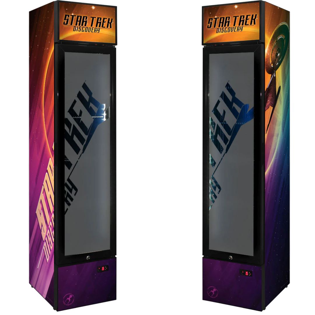 Star Trek Discovery 3 Branded 160LT Upright Bar Fridge Refrigerators 