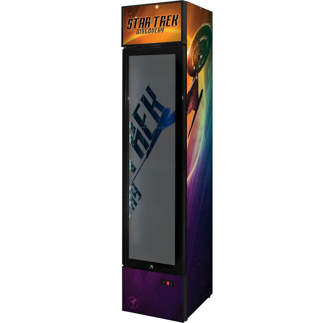 Star Trek Discovery 3 Branded 160LT Upright Bar Fridge Refrigerators 