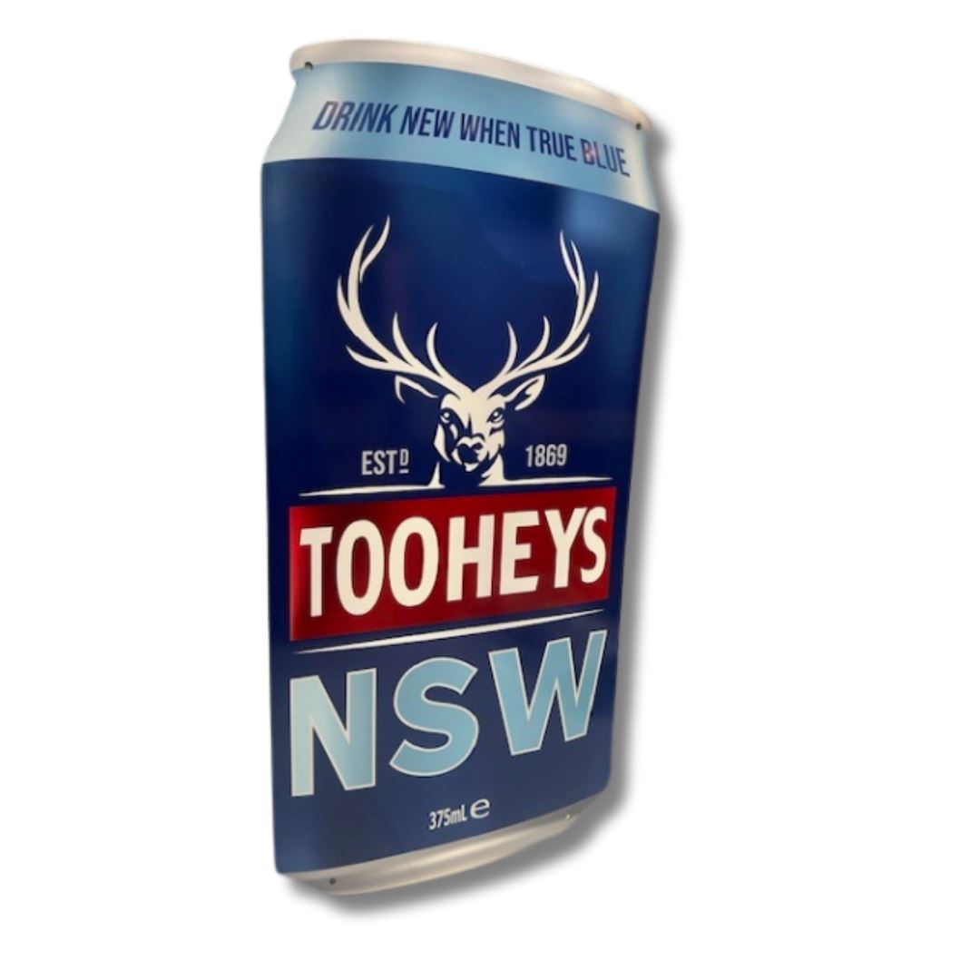 State of Origin 3D Beer Can Sign Metal Signs 