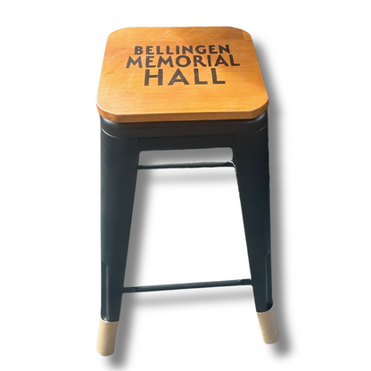 Custom Wood top stool