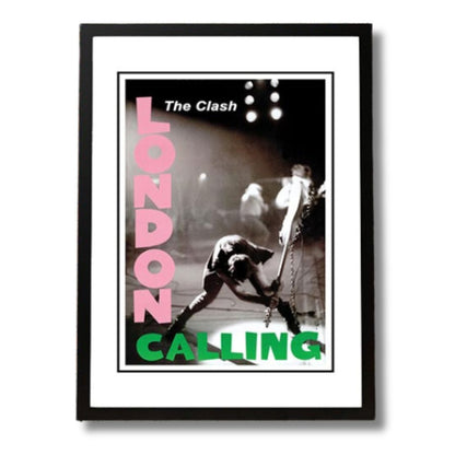 The Clash Framed Band Poster 