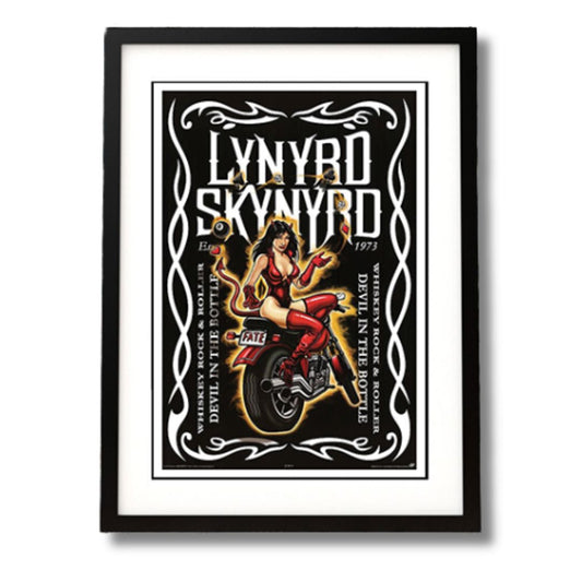 Lynyrd Skynyrd Framed Band Poster Poster 