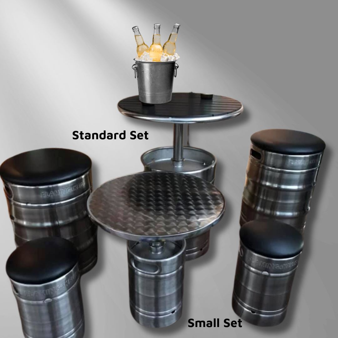 Large Keg Stool & Table Set Keg Furniture 